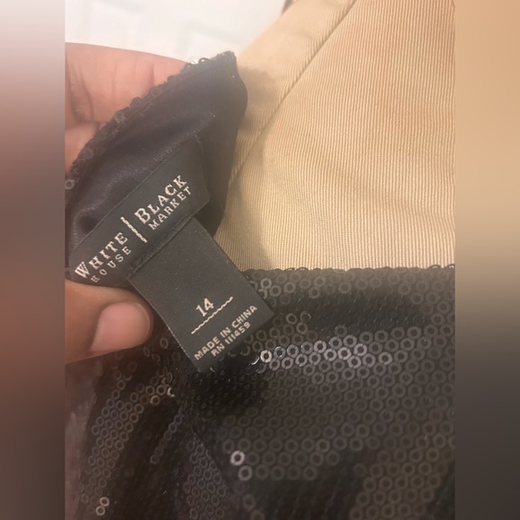 White House | Black Market Sequined Dress with Tassels.EUC - Picture 8 of 10